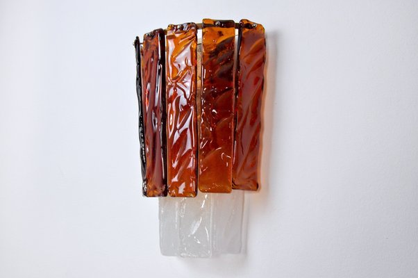 Murano Glass Sconce by Albano Poli for Poliarte, Italy, 1970s-EJE-953922