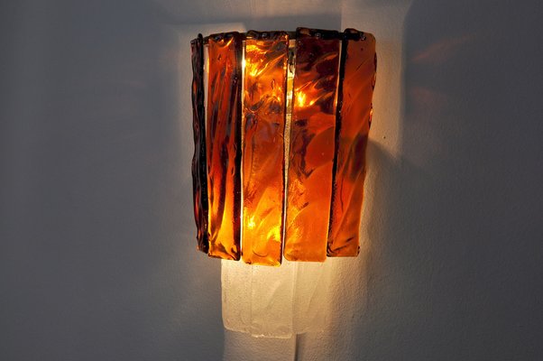 Murano Glass Sconce by Albano Poli for Poliarte, Italy, 1970s-EJE-953922