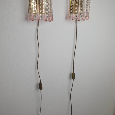 Murano Glass Sconces, 1960s, Set of 2-RMX-868428