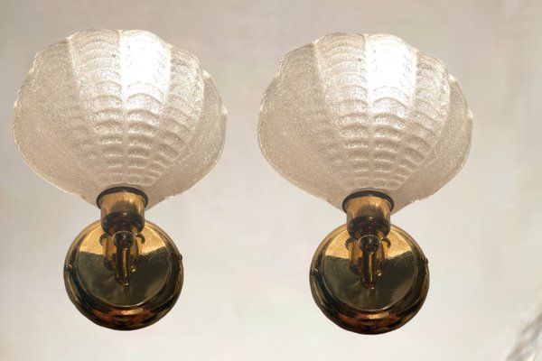 Murano Glass Sconces, 1970s, Set of 2-JJC-1717932