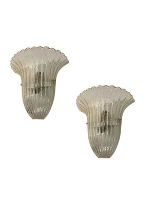 Murano Glass Sconces, 1980s, Set of 2-JJC-1764781