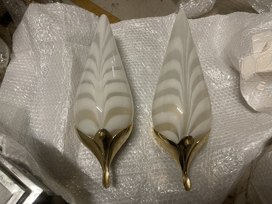 Murano Glass Sconces by Venini, 1970s, Set of 2-JJC-1746284