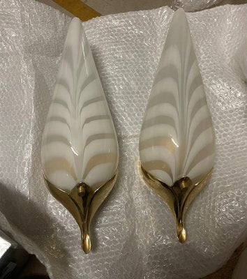 Murano Glass Sconces by Venini, 1970s, Set of 2-JJC-1746284