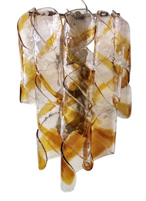 Murano Glass Sconces from Mazzega, 1970s, Set of 2-INI-2021862