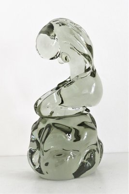 Murano Glass Sculpture of Bowed Woman by Pino Signoretto, Italy, 1980s-VNE-966047