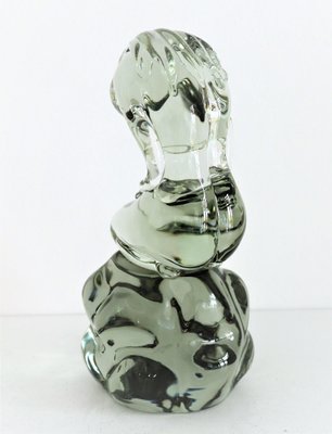 Murano Glass Sculpture of Bowed Woman by Pino Signoretto, Italy, 1980s-VNE-966047