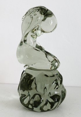 Murano Glass Sculpture of Bowed Woman by Pino Signoretto, Italy, 1980s-VNE-966047