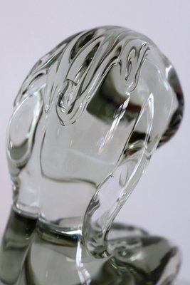 Murano Glass Sculpture of Bowed Woman by Pino Signoretto, Italy, 1980s-VNE-966047