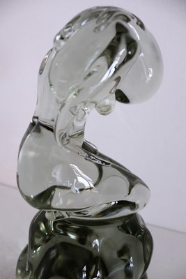 Murano Glass Sculpture of Bowed Woman by Pino Signoretto, Italy, 1980s-VNE-966047