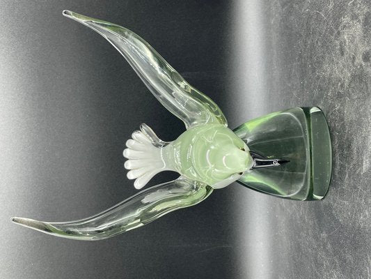 Murano Glass Seagull Sculpture-BNU-1285304