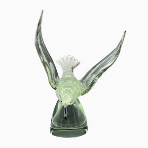 Murano Glass Seagull Sculpture-BNU-1285304