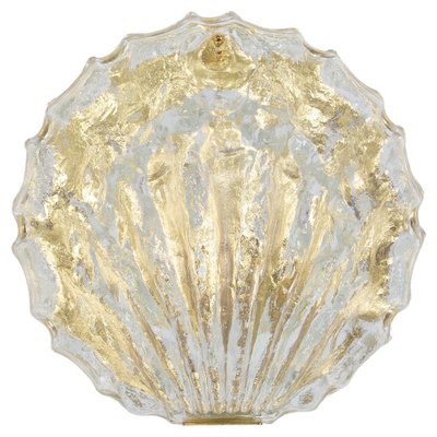 Murano Glass Shell Wall Light attributed to Limburg, Germany, 1970s-UGR-1789524