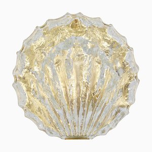 Murano Glass Shell Wall Light attributed to Limburg, Germany, 1970s-UGR-1789524