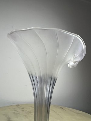 Murano Glass & Silver Vase, Italy, 1960s-YST-1787799