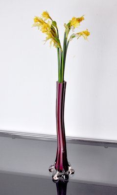 Murano Glass Soliflore Vase, Italy, 1960s-EJE-1373626