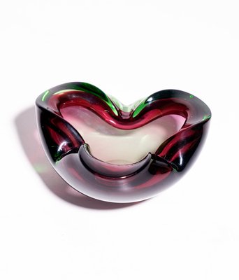 Murano Glass Sommerso Bowl by Flavio Poli for Seguso, Italy-LBS-1147191