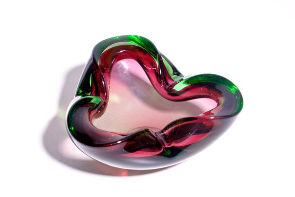 Murano Glass Sommerso Bowl by Flavio Poli for Seguso, Italy-LBS-1147191