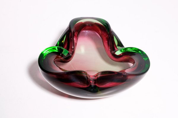 Murano Glass Sommerso Bowl by Flavio Poli for Seguso, Italy-LBS-1147191