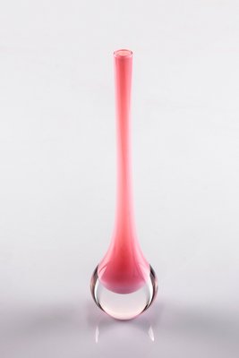 Murano Glass Sommerso Goccia Vase by Antonio da Ros for Cenedese Vetri, Italy-LBS-1195758