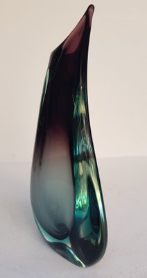 Murano Glass Sommerso Vase, 1950s-QDP-701969