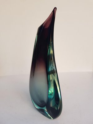 Murano Glass Sommerso Vase, 1950s-QDP-701969