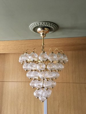 Murano Glass Spheres Ceiling Lamp by Paolo Venini for Venini, 1980s-OPE-737073