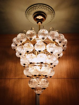 Murano Glass Spheres Ceiling Lamp by Paolo Venini for Venini, 1980s-OPE-737073