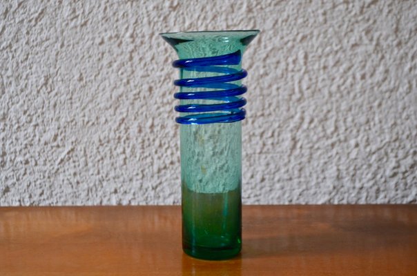 Murano Glass Spiral Vase, 1970s-AIU-566057