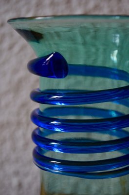 Murano Glass Spiral Vase, 1970s-AIU-566057