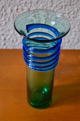 Murano Glass Spiral Vase, 1970s-AIU-566057