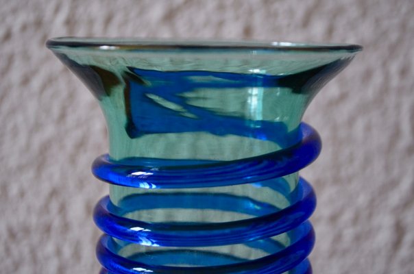 Murano Glass Spiral Vase, 1970s-AIU-566057