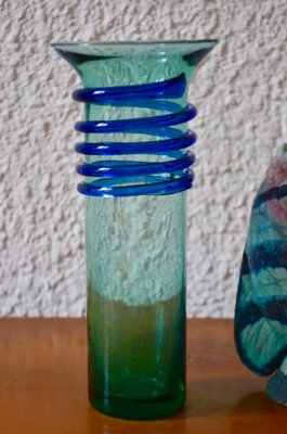 Murano Glass Spiral Vase, 1970s-AIU-566057