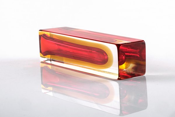 Murano Glass Submerged Vase by Alessandro Mandruzzato, 1970s-LBS-1195663