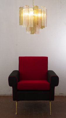 Murano Glass Suspension Lamp, Italy, 1990s-MPO-1450803