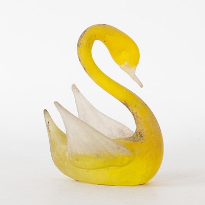 Murano Glass Swan Figurine from Cenedese, 1950s-IXK-1074146