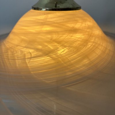 Murano Glass Swirl Hanging Lamp, 1970s-BGP-1696511