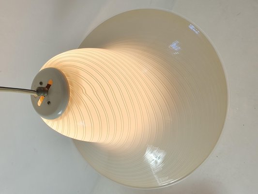 Murano Glass Swirl Pendant Lamp, Italy, 1970s-FO-1746606