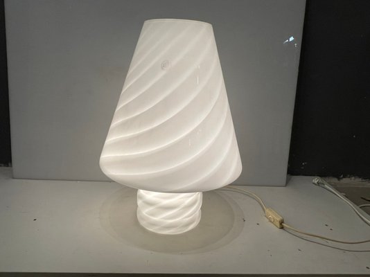 Murano Glass Swirl Table Lamp from Venini-JJC-1326342