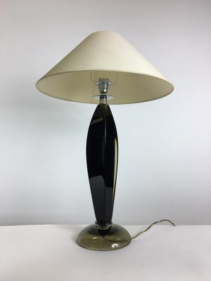 Murano Glass Table Lamp by Flavio Poli for Seguso, 1960s-GCG-938507