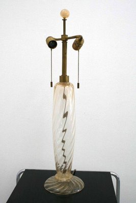 Murano Glass Table Lamp from Barovier & Toso, Italy, 1960s-FJP-1717690