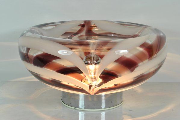 Murano Glass Table Lamp from Mazzega, Italy, 1970-WFB-1098128