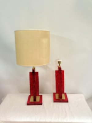 Murano Glass Table Lamps, 1980s, Set of 2-VRR-1733086