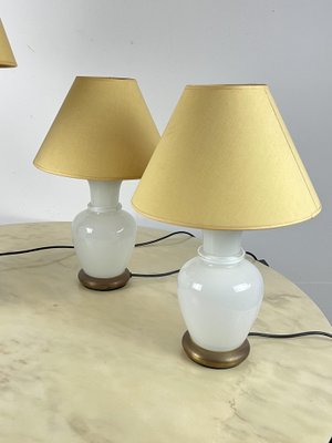 Murano Glass Table Lamps by F. Fabbian, 1970s, Set of 3-YST-1734292