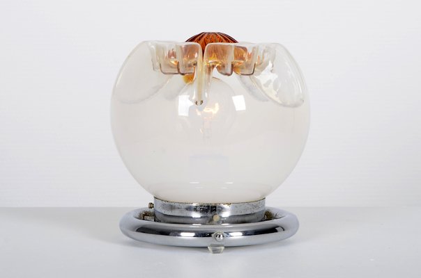 Murano Glass Table Lamps from Mazzega, 1970s, Set of 2-IV-851892