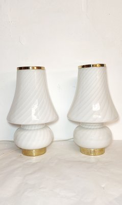 Murano Glass Table Lamps, Italy, 1970s, Set of 2-RGF-994579