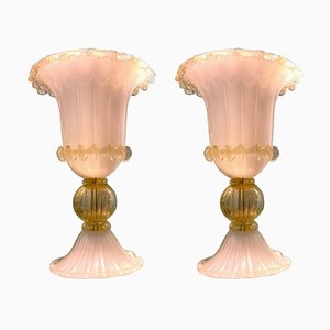 Murano Glass Table Lamps, Set of 2-MBH-1032468