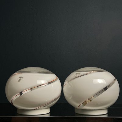 Murano Glass Table Lamps Vetri Murano 004, Italy, 1970s, Set of 2-WQC-1706744