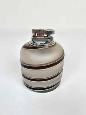 Murano Glass Table Lighter by Tommaso Barbi, Italy, 1970s-LYQ-1171504