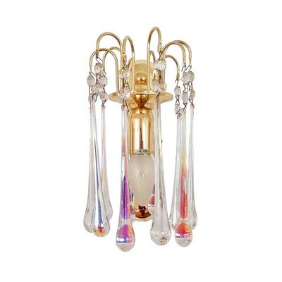 Murano Glass Teardrop Wall Light, Italy, 1970s-BMM-1812851