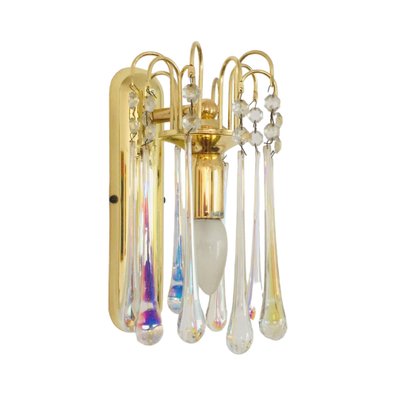 Murano Glass Teardrop Wall Light, Italy, 1970s-BMM-1812851